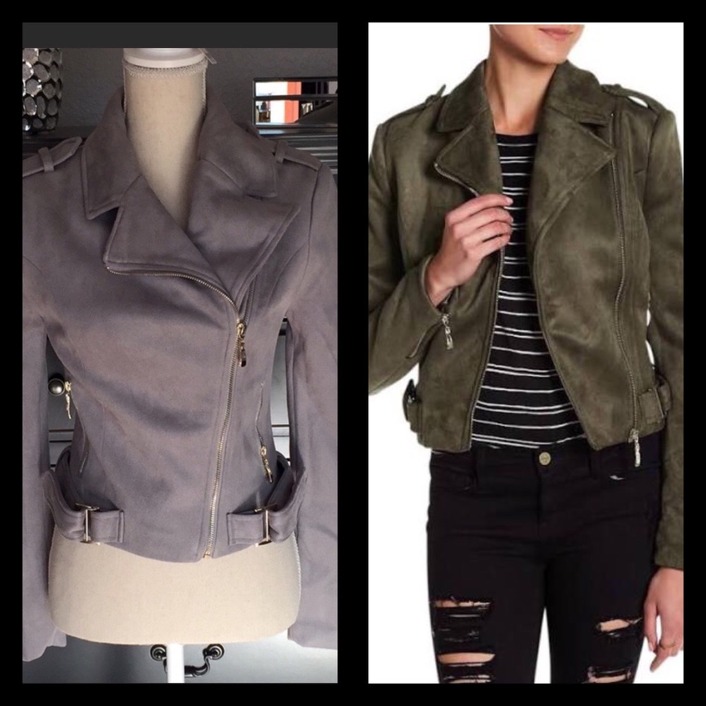 ❤️Gray Romeo + Juliet Couture Moto Jacket❤️